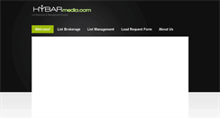 Desktop Screenshot of hybarmedia.com